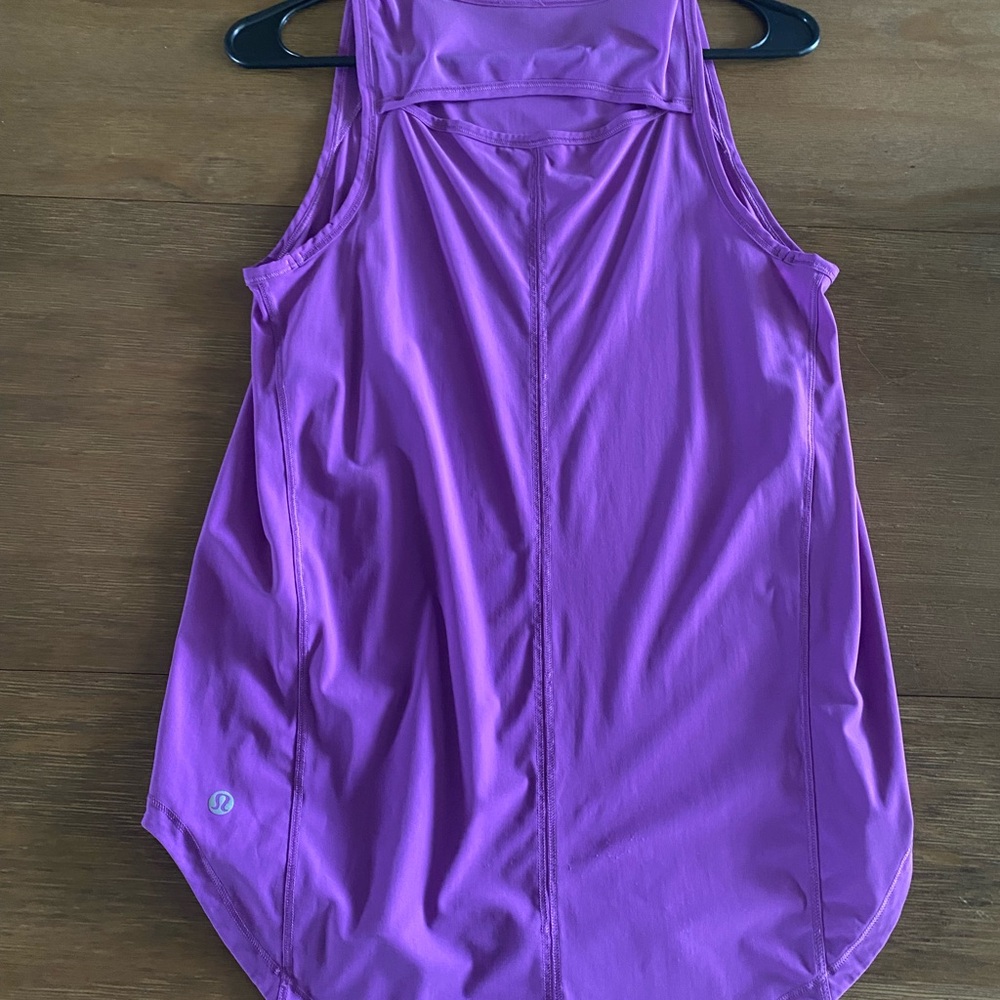 Lululemon Athletica Purple Tank Top with Crew Neck